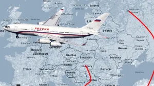 vladimir putin, let, letenje, avion/Screenshot