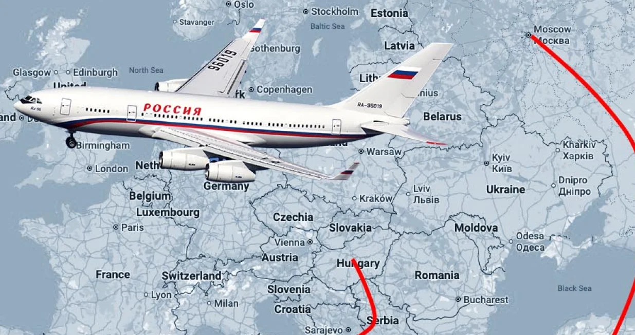 vladimir putin, let, letenje, avion/Screenshot