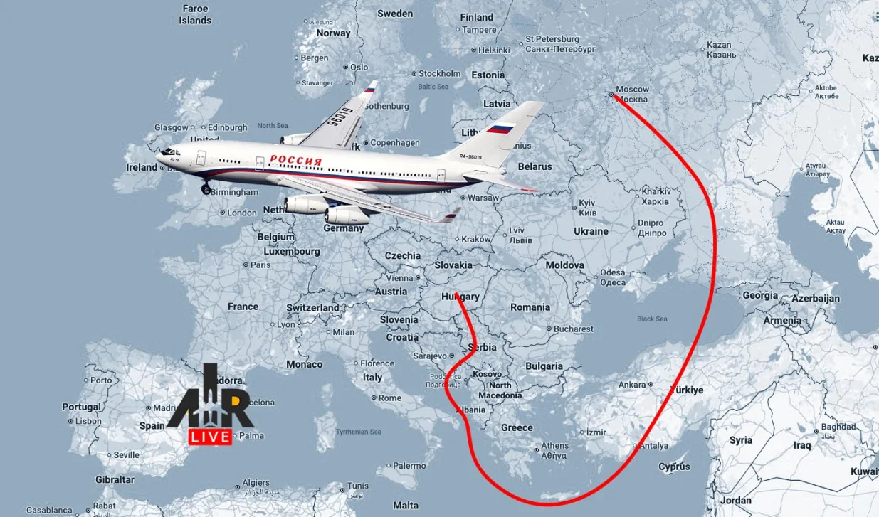 let, avion, vladimir putin, putanja/