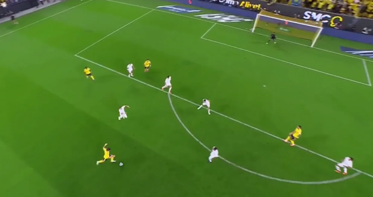 Majstorija Felixa protiv Al Fateha (FOTO: Screenshot/X)/Foto: 