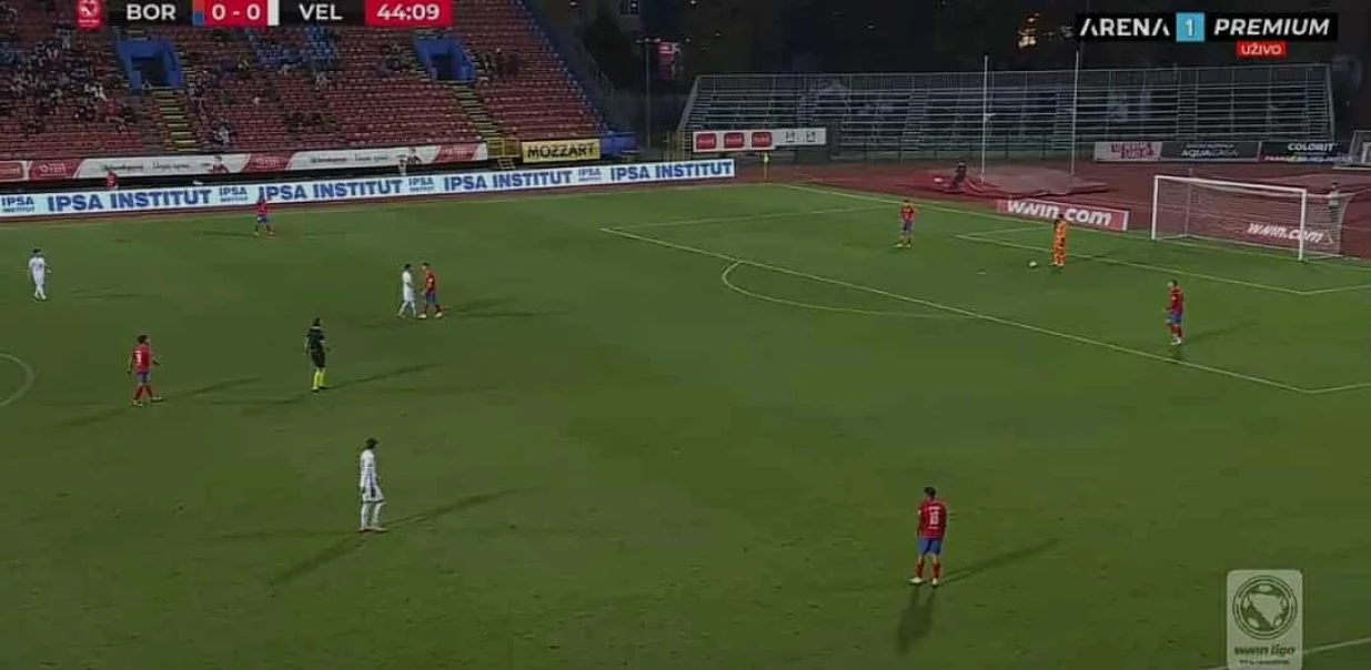 Borac - Velež/Foto: 