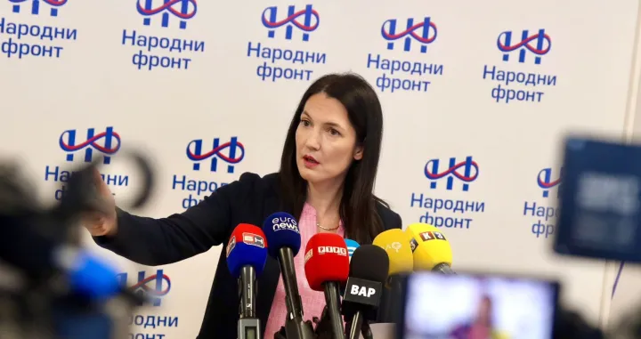 Jelena Trivić, predsjednica Narodnog fronta/Narodni Front