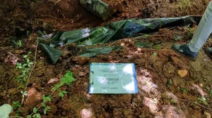 Ekshumacija na lokalitetu Grahovci, općina Kiseljak; iskopani kompletni posmrtni ostaci dvije žrtve agresije na BiH bošnjačke nacionalnosti, nestale 1993. godine//