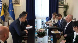 Elmedin Konaković sastao se danas sa otpravnikom poslova Ambasade SAD u BiH Johnom Ginkelom/Mvp