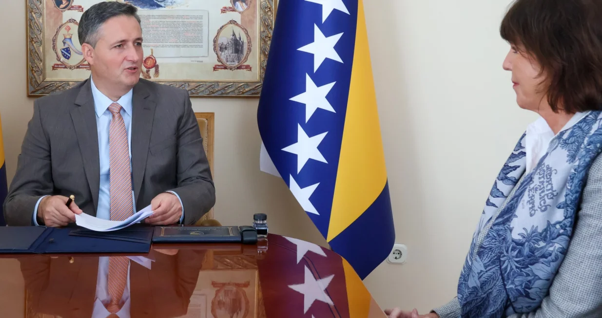 Bećirović i Spence/Predsjedništvo Bih