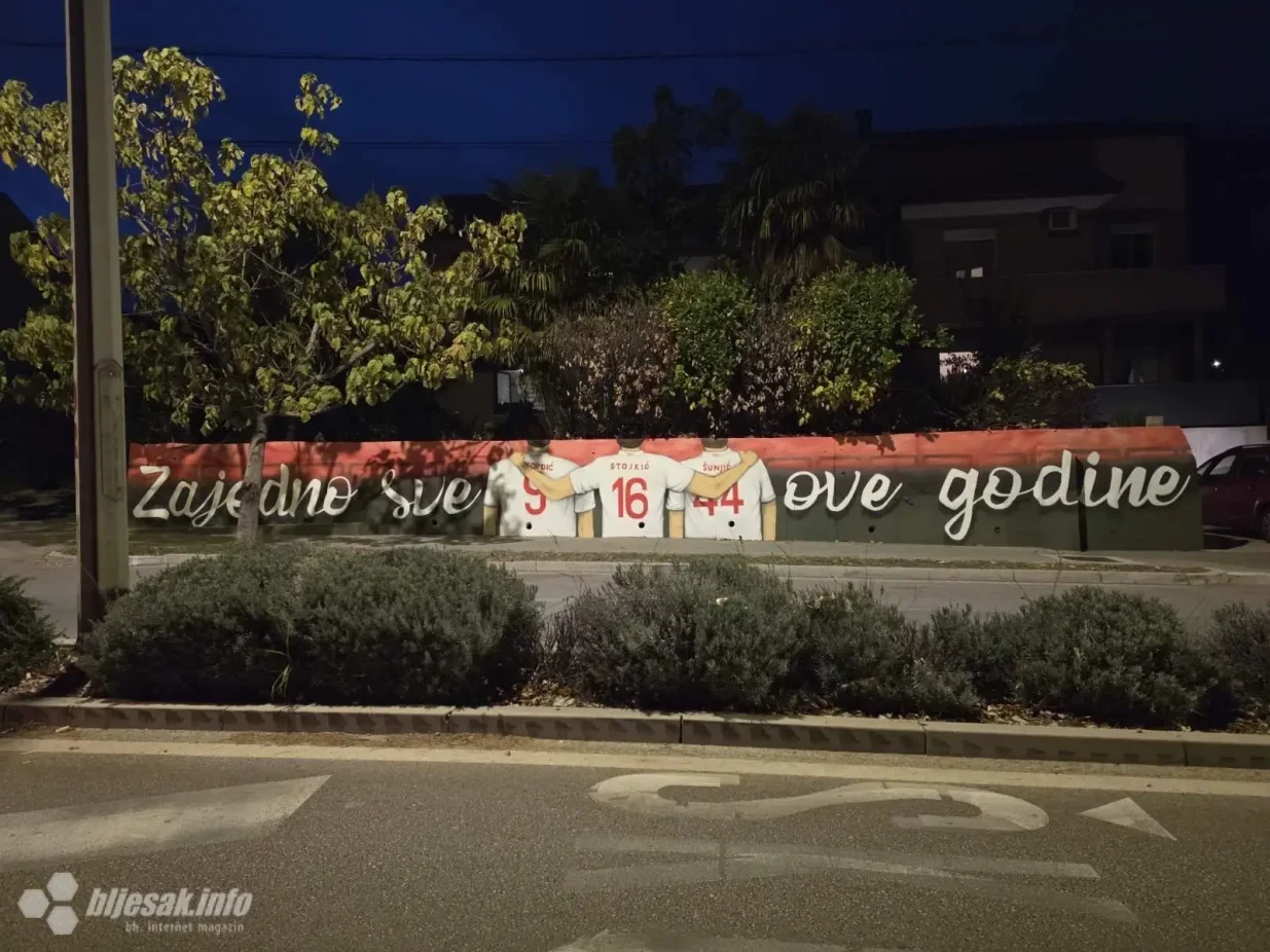 Mural u Mostaru/Foto: 