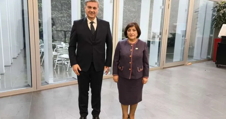 Denis Zvizdić s predsjednicom Narodne skupštine Republike Azerbejdžan Sahibom Gafarovom/Sektor Za Odnose S Javnošću Psbih 