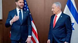 Vance i Netanyahu u Jerusalemu/Nathan Howard