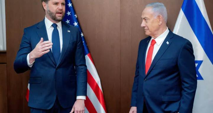 Vance i Netanyahu u Jerusalemu/Nathan Howard