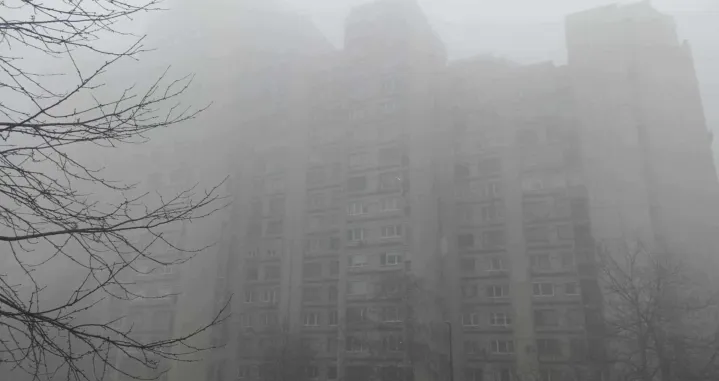 Magla, Sarajevo, zagađen zrak, vrijeme, slaba vidljivost, zagađenost/Edin Barimac
