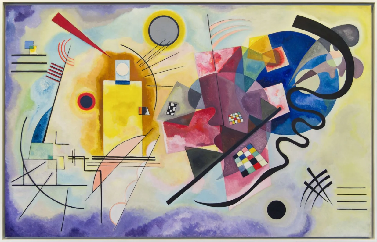 Huile sur toile (1925) de Vassily Kandinsky. Musée National d'Art Moderne, Paris, France. Donation Nina Kandinsky 1976. AM 1976-856/Guillaume Piolle