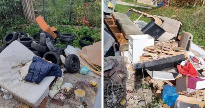 Smeće širom Novog Grada u Sarajevu/Kjkp Rad