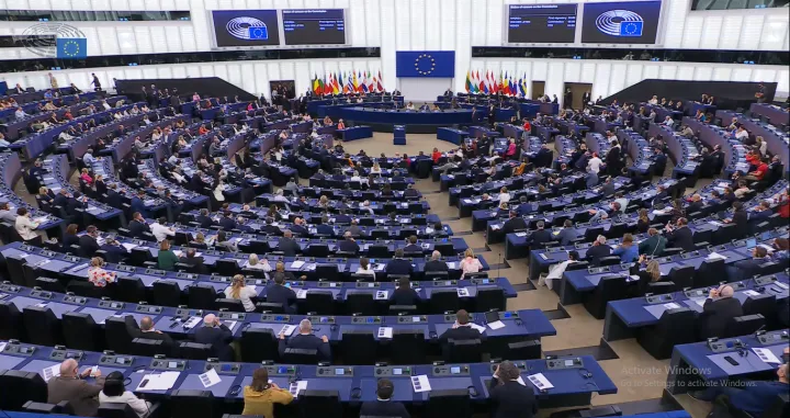 Evropski parlament, sjednica, Srebrenica/Print Screen