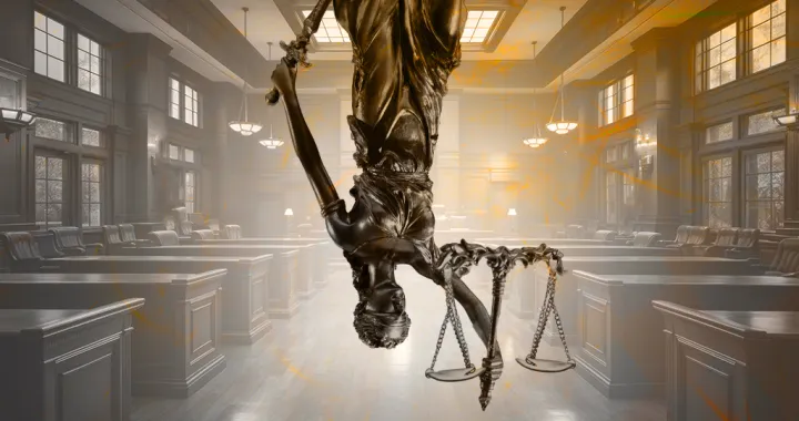 Kolumna Milana Blagojević: Zlo i naopako pravosuđe/Ilustracija/Benjamin Krnić