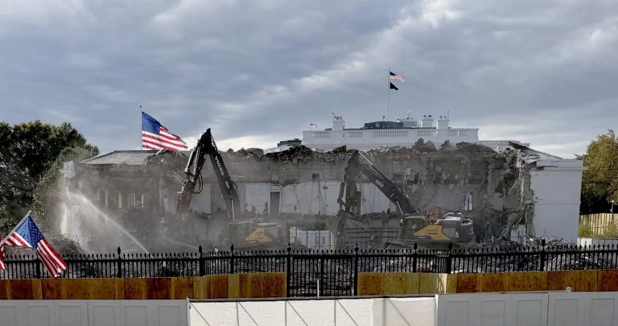 trump ru&scaron;i dio bijele kuće, navodno cijelo istočno krilo X/X