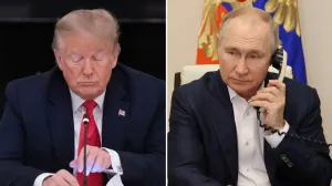 Donald Trump, Vladimir Putin, telefonski razgovor/Epa