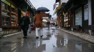 Baščaršija kišno jutro/Damir Deljo