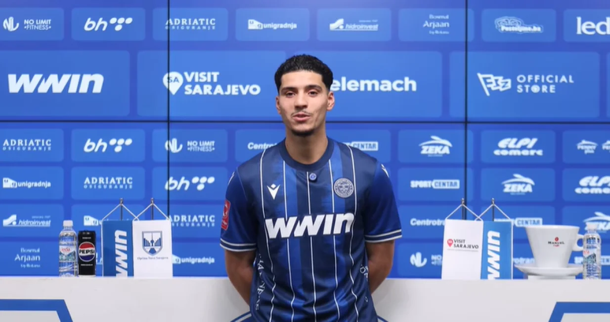 Ismail Oulad M'Hand dnas predstavljen na Grbavici (FOTO: Screenshot)/Foto: 