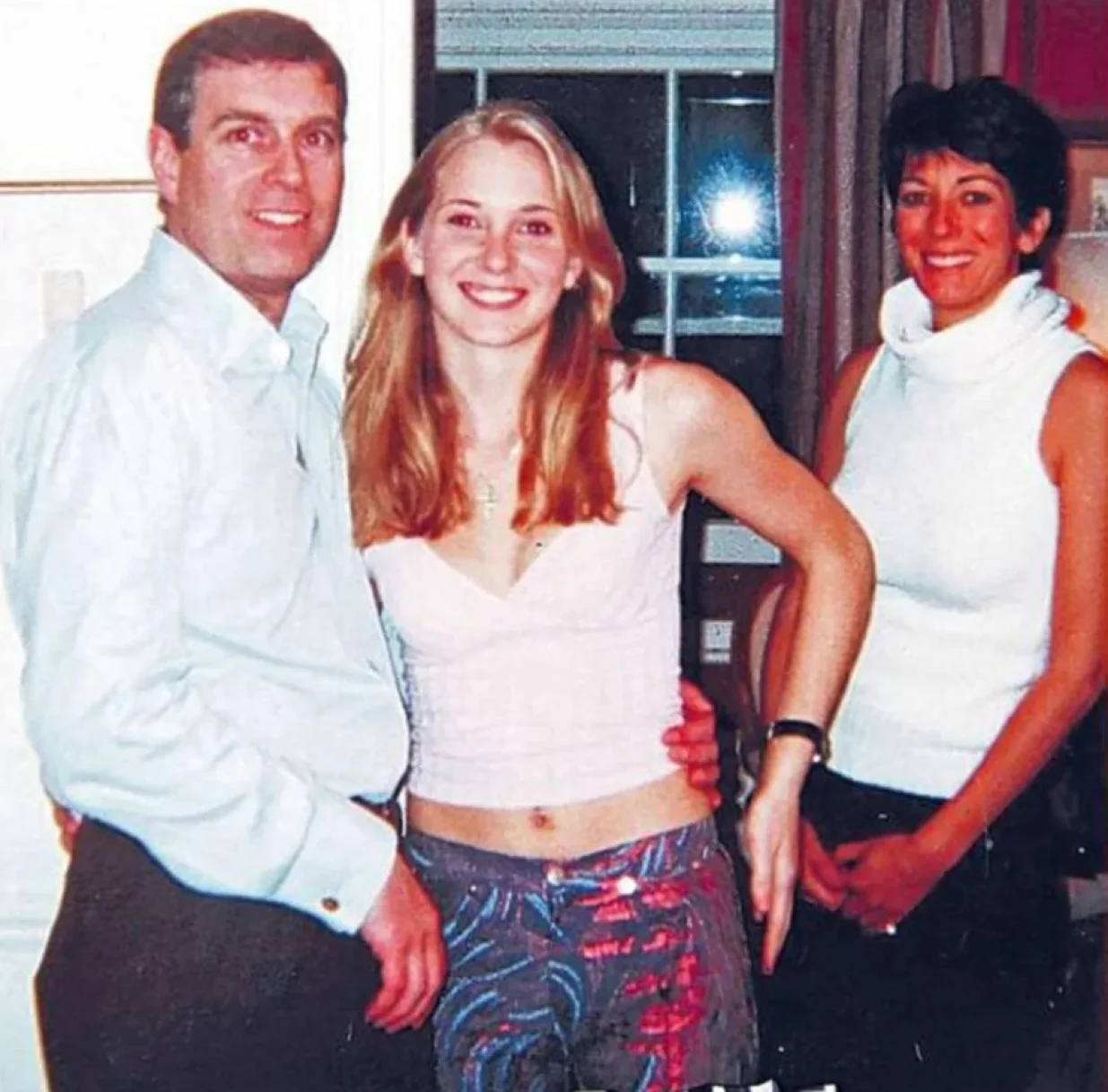 Prince Andrew, Virginia Roberts Giuffre i Ghislaine Maxwell//