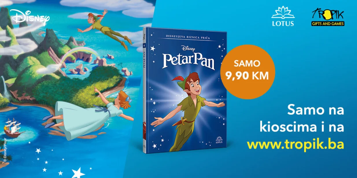 Petar Pan, disney, tropik/