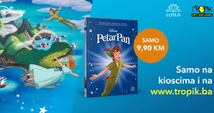 Petar Pan, disney, tropik/