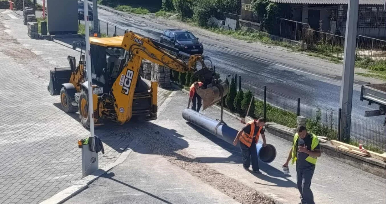 Radovi na održavanju vodovodnog sistema u Sarajevu//