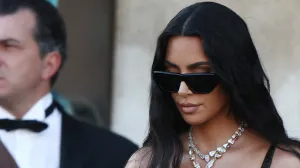 FILE PHOTO: Kim Kardashian leaves Gritti Palace, on the second day of the wedding festivities of Amazon founder Jeff Bezos and journalist Lauren Sanchez, in Venice, Italy, June 27, 2025. REUTERS/Guglielmo Mangiapane/File Photo/Guglielmo Mangiapane