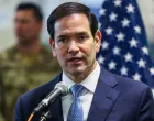 US Secretary of State Marco Rubio speaks to the media after visiting the Civil-Military Coordination Center in southern Israel on October 24, 2025. FADEL SENNA/Pool via REUTERS/Fadel Senna