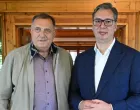 Dodik nakon susreta s Vučićem: "Živjela Srbija! Živjela Srpska!"/Screenshot