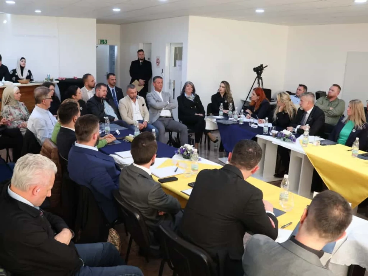 Denis Bećirović s predstavnicima bh. dijaspore u Beču; sastanak organiziran u saradnji sa Savezom bh. udruženja u Austriji Consilium Bosniacum//