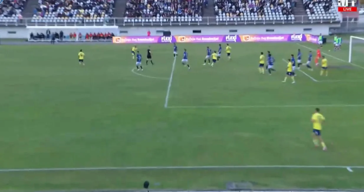 Vodi Rudar protiv Željezničara (FOTO: Screenshot/MY TV)/Foto: 