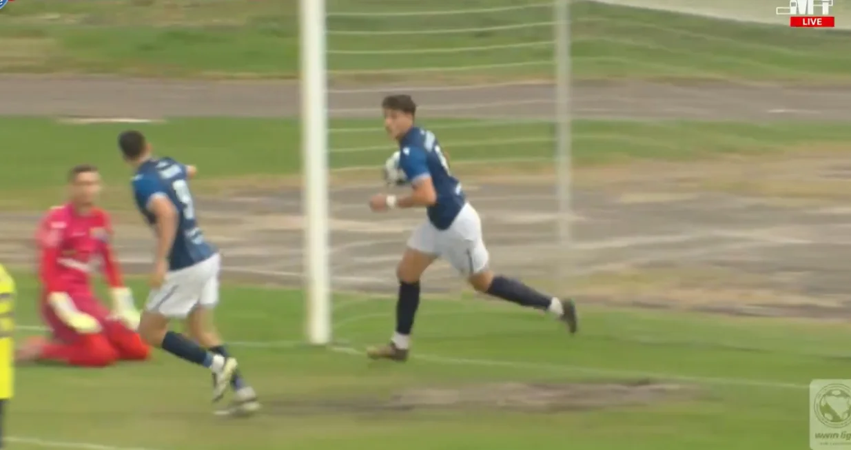 Plavi izjednačili protiv Rudara (FOTO: Screenshot/MY TV)/Foto: 