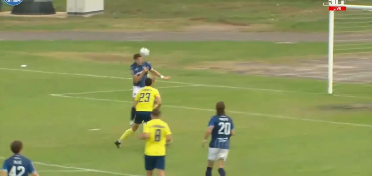 Plavi izjednačili protiv Rudara (FOTO: Screenshot/MY TV)/Foto: 