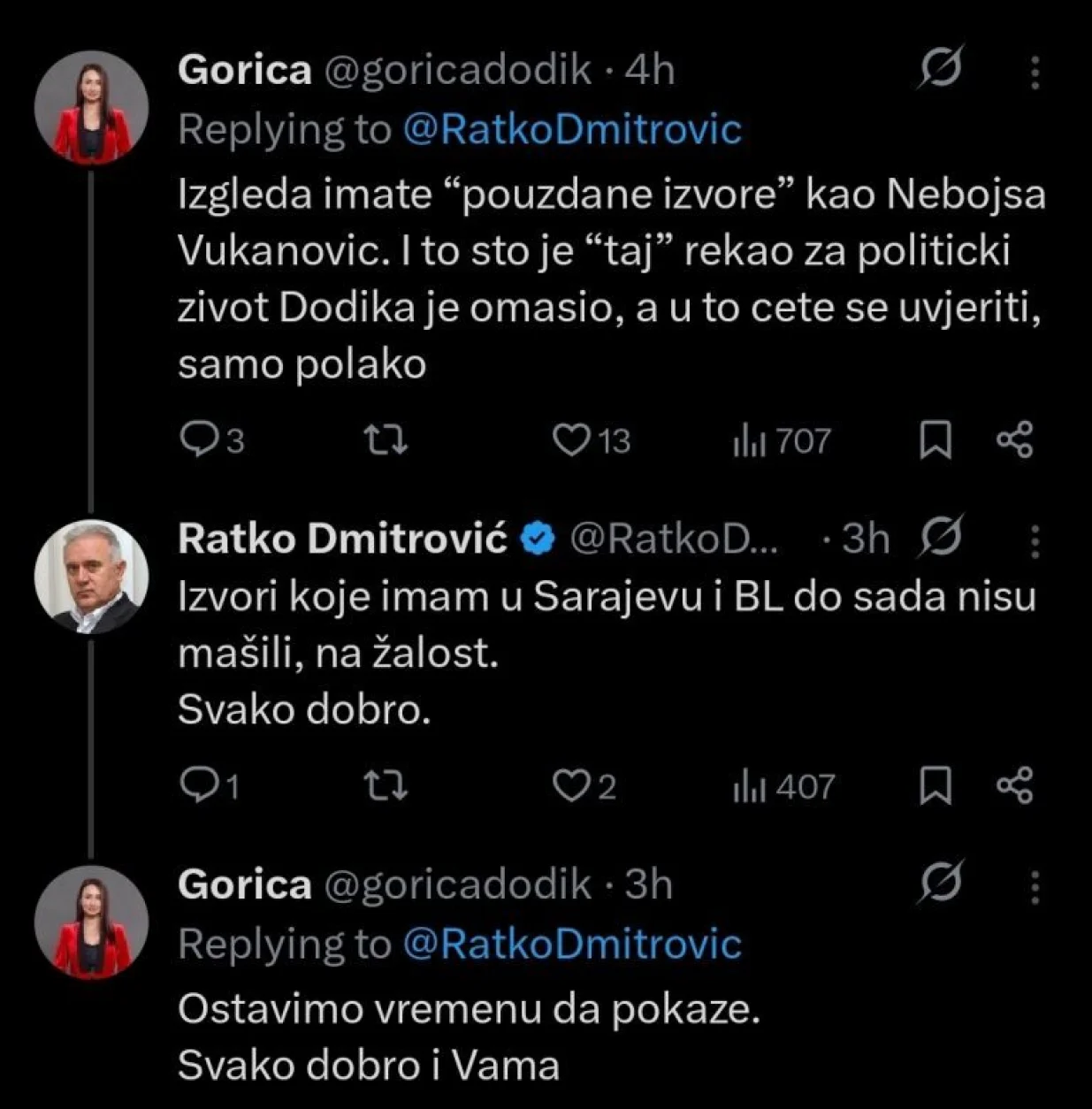 Ratko Dmitrović - NATO, Gorica Dodik//