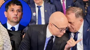 Nebojša Vukanović, Miloš Vučević i Milorad Dodik//