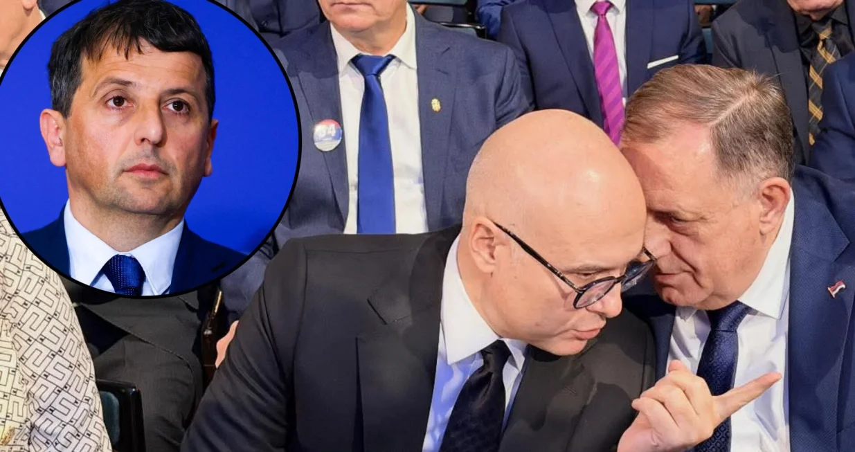 Nebojša Vukanović, Miloš Vučević i Milorad Dodik//