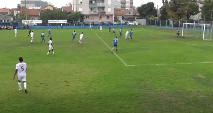 Tonći Kukoč postigao sjajan gol protiv Trnja iz Zagreba (FOTO: Screenshot)/Foto: 