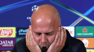 Soccer Football - UEFA Champions League - Liverpool Press Conference - Rams Park, Istanbul, Turkey - September 29, 2025 Liverpool manager Arne Slot during press conference REUTERS/Dilara Senkaya/Foto: Dilara Senkaya