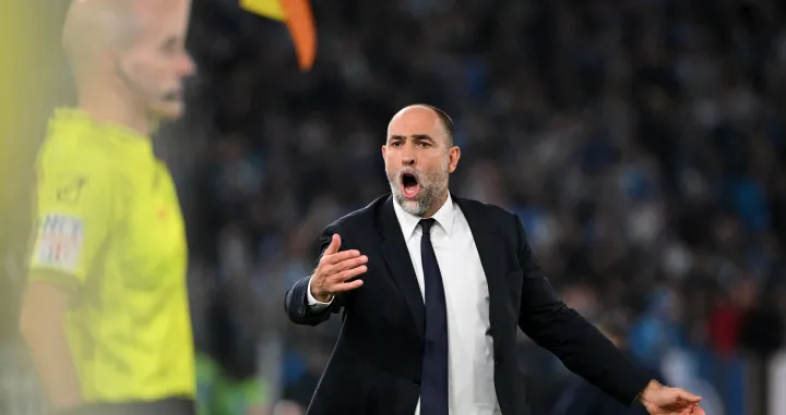 Soccer Football - Serie A - Lazio v Juventus - Stadio Olimpico, Rome, Italy - October 26, 2025 Juventus coach Igor Tudor reacts REUTERS/Alberto Lingria/Foto: Alberto Lingria