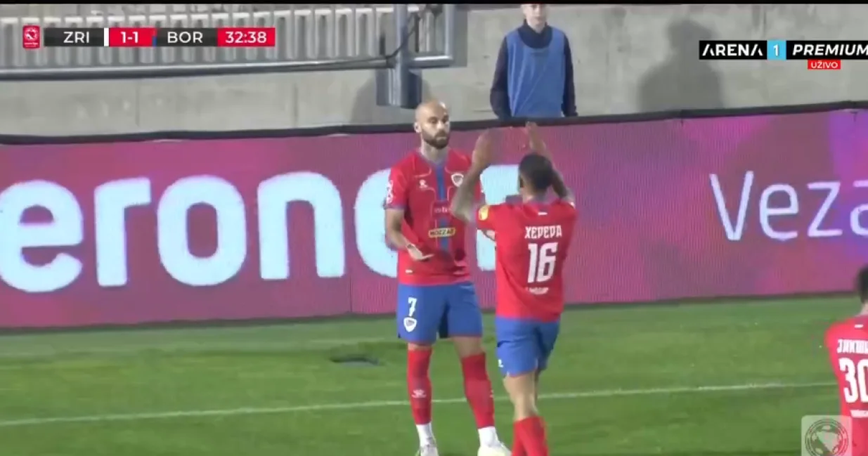 Juričić izjednačio rezultat/Foto: 