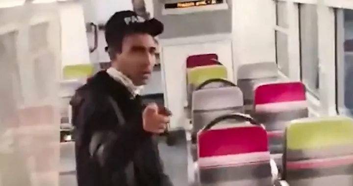Egipćanin uhićen zbog pokušaja silovanja u vlaku kod Pariza. Snimka postala viralna/Screenshot