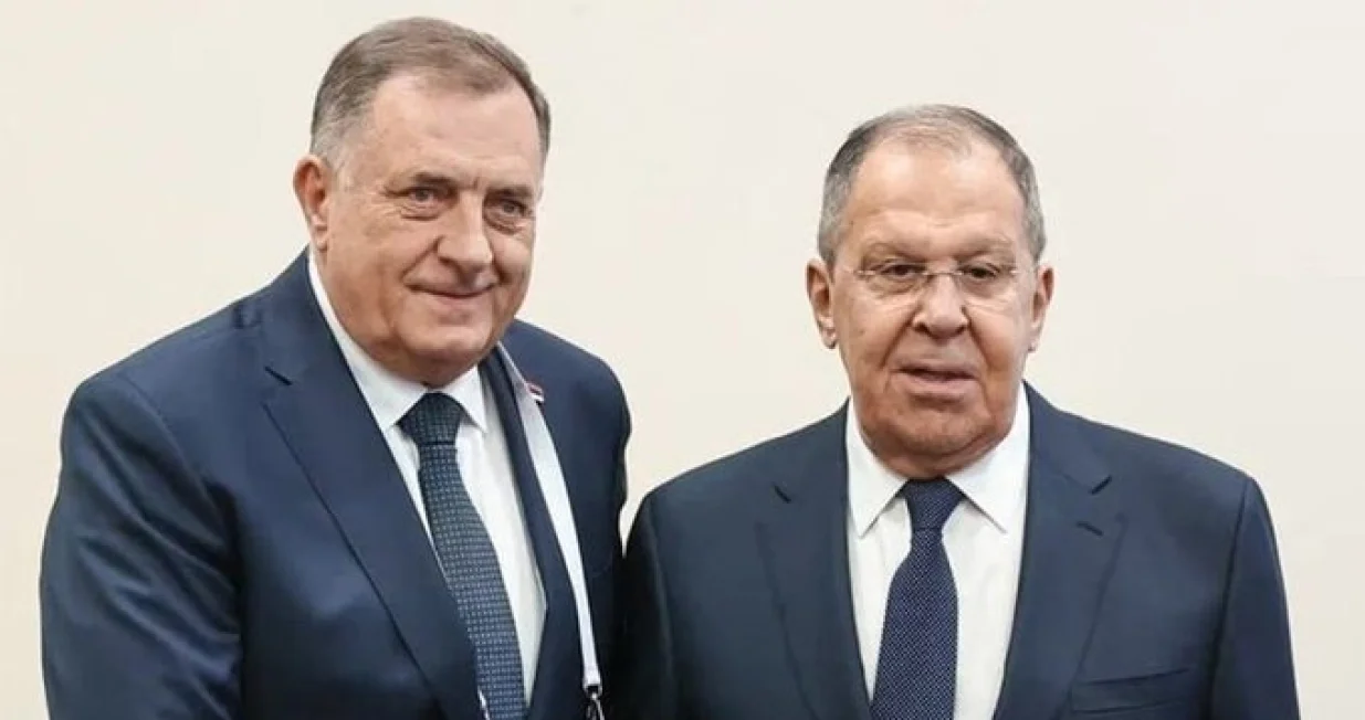 Milorad Dodik i Sergej Lavrov/X