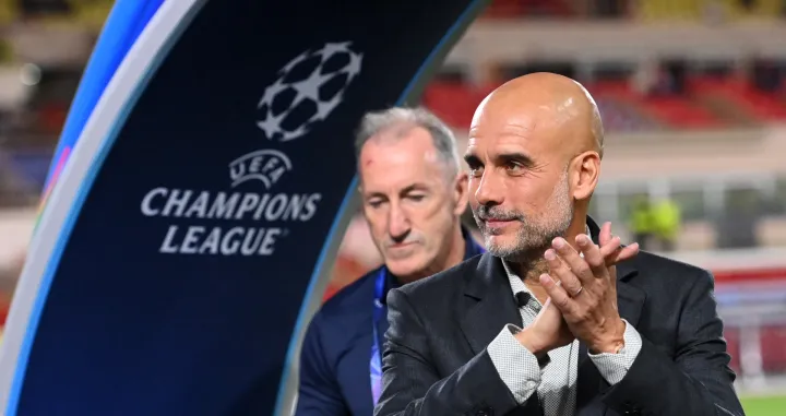 Soccer Football - UEFA Champions League - AS Monaco v Manchester City - Stade Louis II, Monaco - October 1, 2025 Manchester City manager Pep Guardiola before the match REUTERS/Alexandre Dimou/Foto: Alexandre Dimou