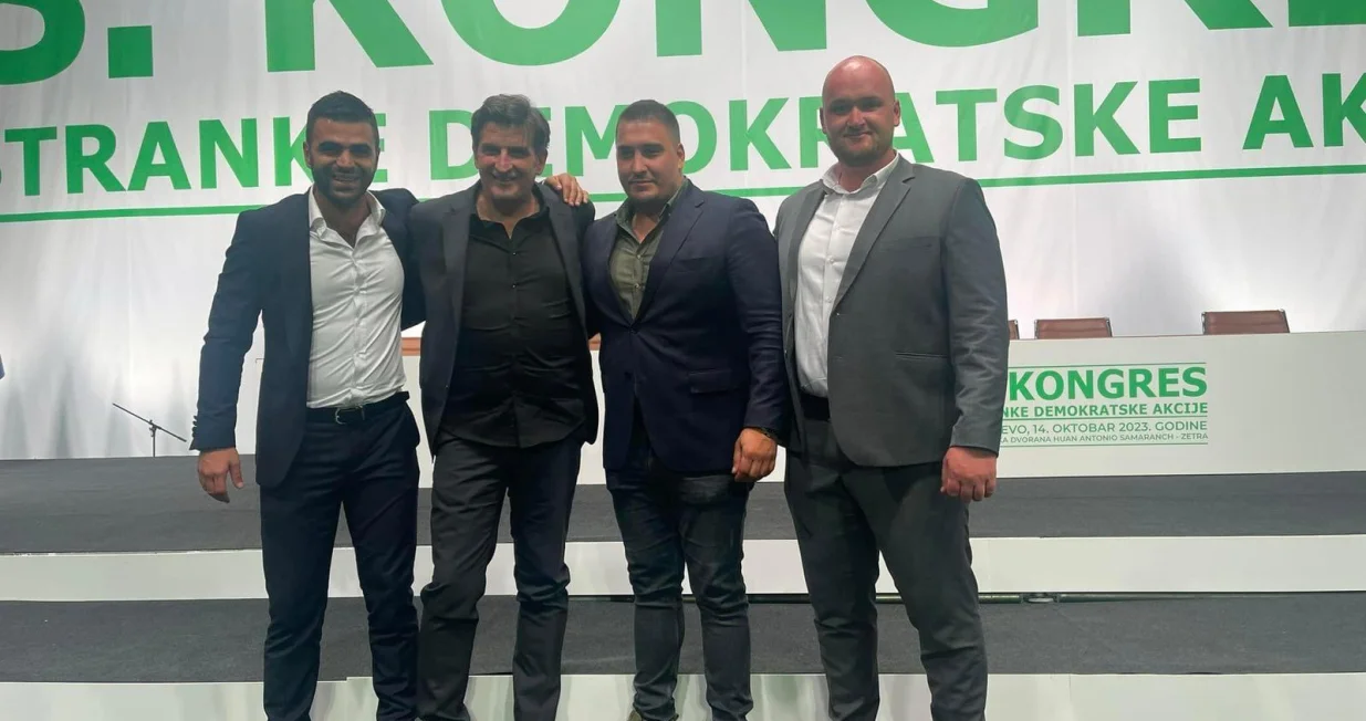 SDA nade: Kerim Balić, Faruk Kapidžić, Haris Zahiragić i Faruk Turković/