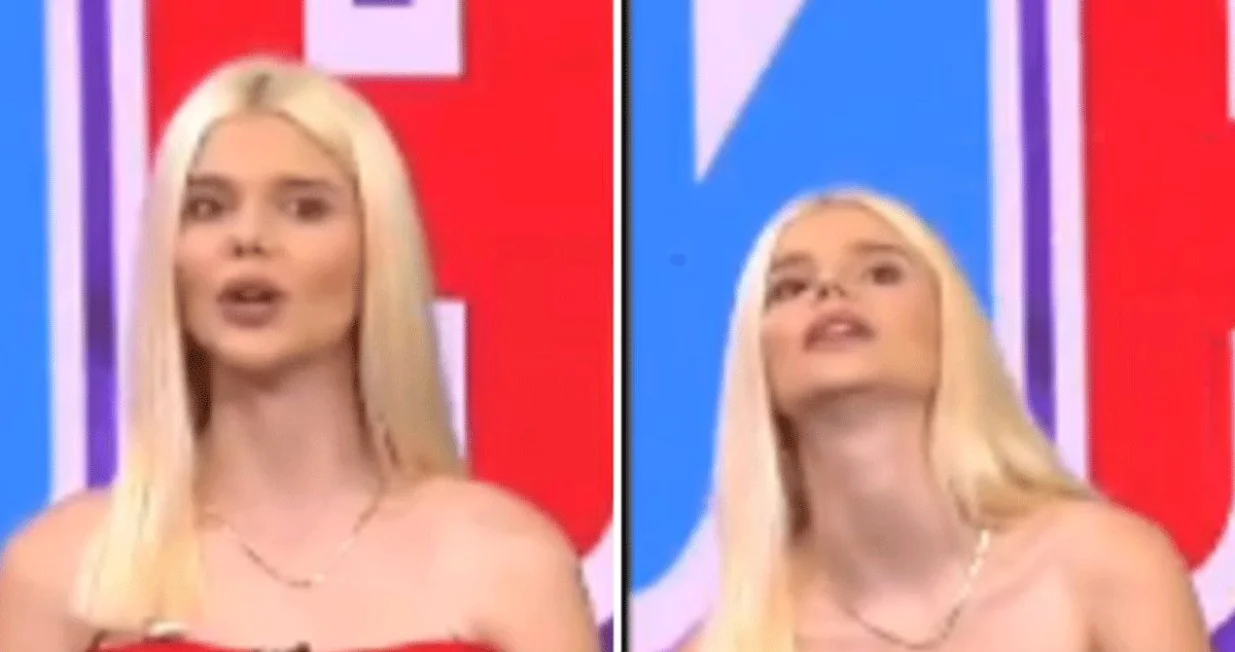 Maša Zipovski pala tokom kviza "Bingo" uživo, ubrzo se oporavila/Screenshot