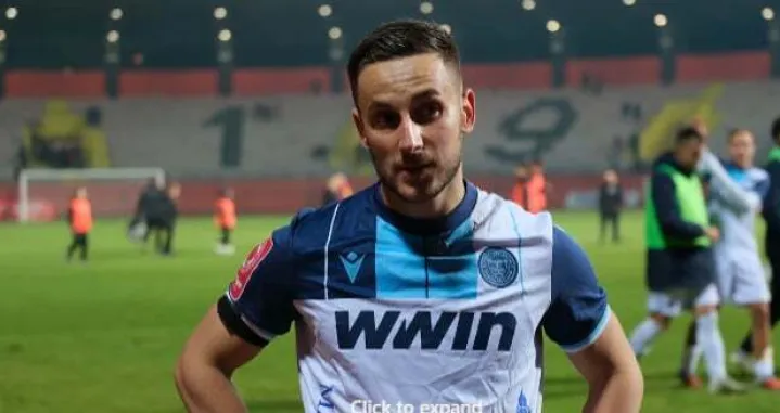 Alić je bio jedan od strijelaca za Plave protiv Slobode (FOTO: Screenshot/)/Foto: 