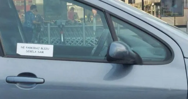 Vinkovčanka ostavila poruku na automobilu, postala je hit//