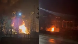 ukrajinski napadi na ruske elektrane/X