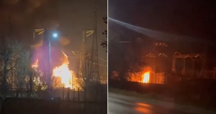 ukrajinski napadi na ruske elektrane/X