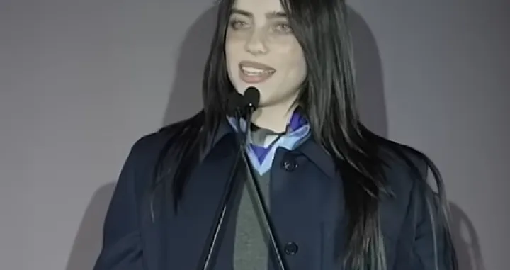 billie eilish, wsj, nagrada, pjevačica/Screenshot